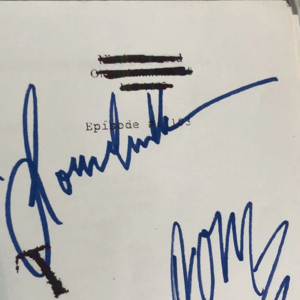 LOST Season 1 Episode 5 White Rabbit SCRIPT date 10/20/04 reproduced signed copy